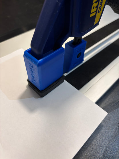 Irwin Quick Grip Clamp Adaptor to fit Makita Guide Rail with Riser block- Works with the thinnest of materials - Pair 2x