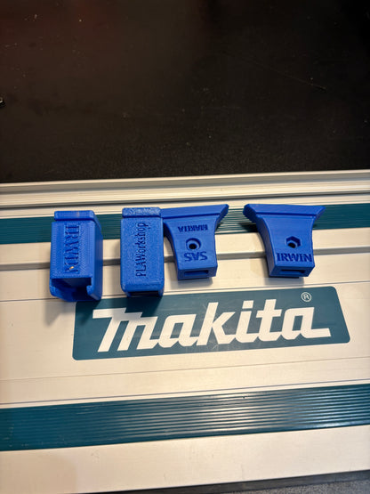 Irwin Quick Grip Clamp Adaptor to fit Makita Guide Rail with Riser block- Works with the thinnest of materials - Pair 2x