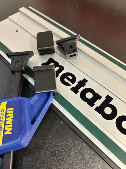Irwin Quick Grip Clamp Adaptor to fit Metabo Guide Rail with Riser block- Works with the thinnest of materials - Pair 2x