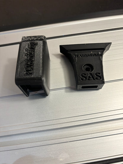 Irwin Quick Grip Clamp Adaptor to fit Metabo Guide Rail with Riser block- Works with the thinnest of materials - Pair 2x