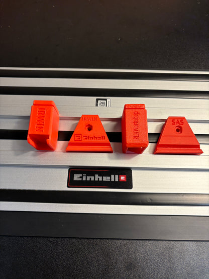 Irwin Quick Grip Clamp Adaptor to fit Einhell Guide Rail with Riser block- Works with the thinnest of materials - Pair 2x