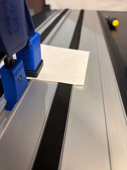 Irwin Quick Grip Clamp Adaptor to fit Scheppach Guide Rail with Riser block- Works with the thinnest of materials - Pair 2x