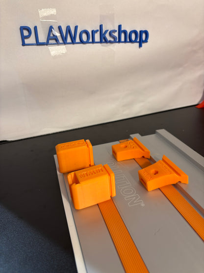 Irwin Quick Grip Clamp Adaptor to fit Evolution Guide Rail with Riser block- Works with the thinnest of materials - Pair 2x