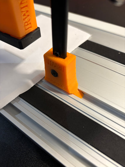 Irwin Quick Grip Clamp Adaptor to fit Evolution Guide Rail with Riser block- Works with the thinnest of materials - Pair 2x