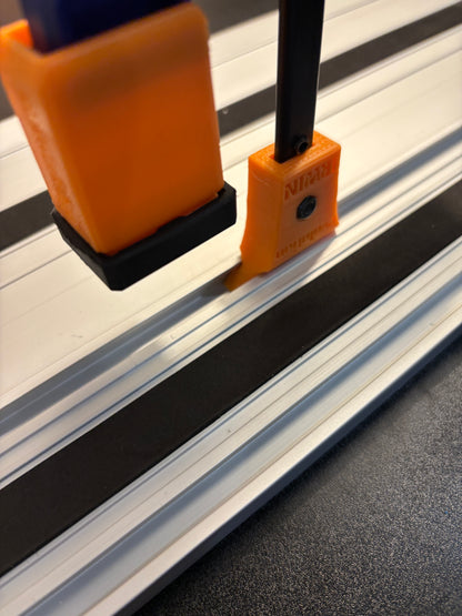 Irwin Quick Grip Clamp Adaptor to fit Evolution Guide Rail with Riser block- Works with the thinnest of materials - Pair 2x