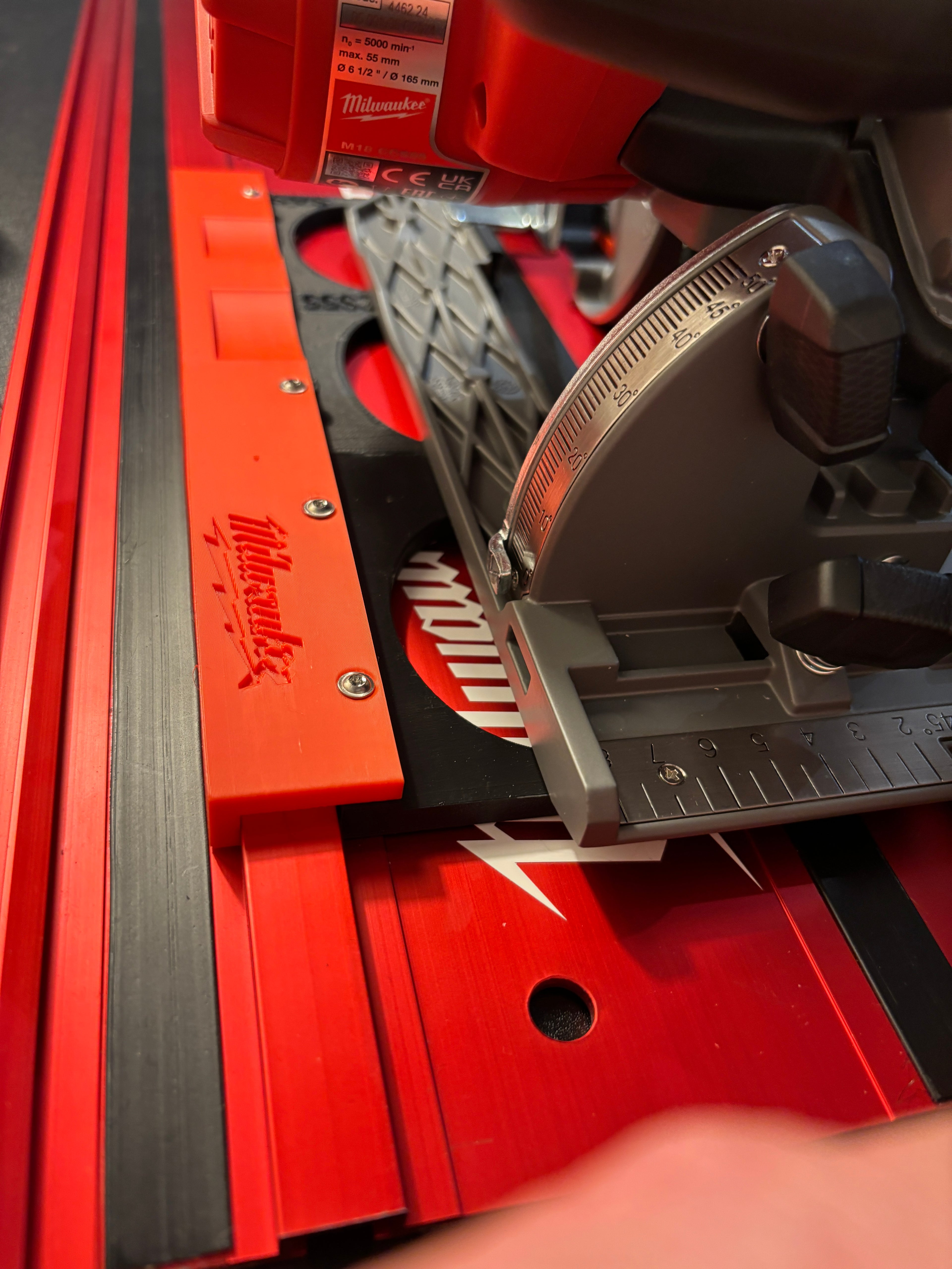 Milwaukee M18 CCS55 Adaptor base / Skid plate for Circular Saw to fit Milwaukee Guide rail