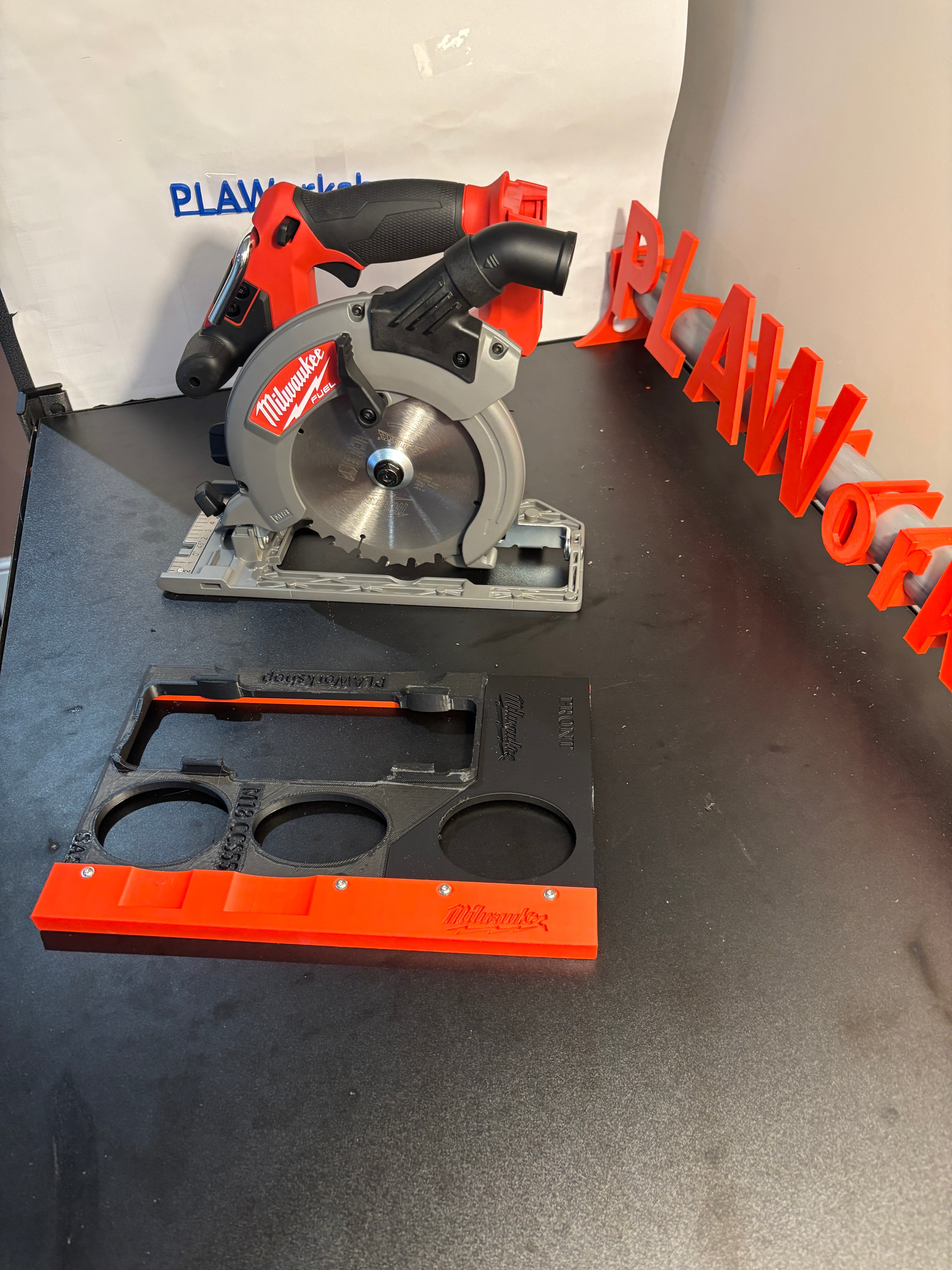 Milwaukee M18 CCS55 Adaptor base / Skid plate for Circular Saw to fit Triton Guide rail