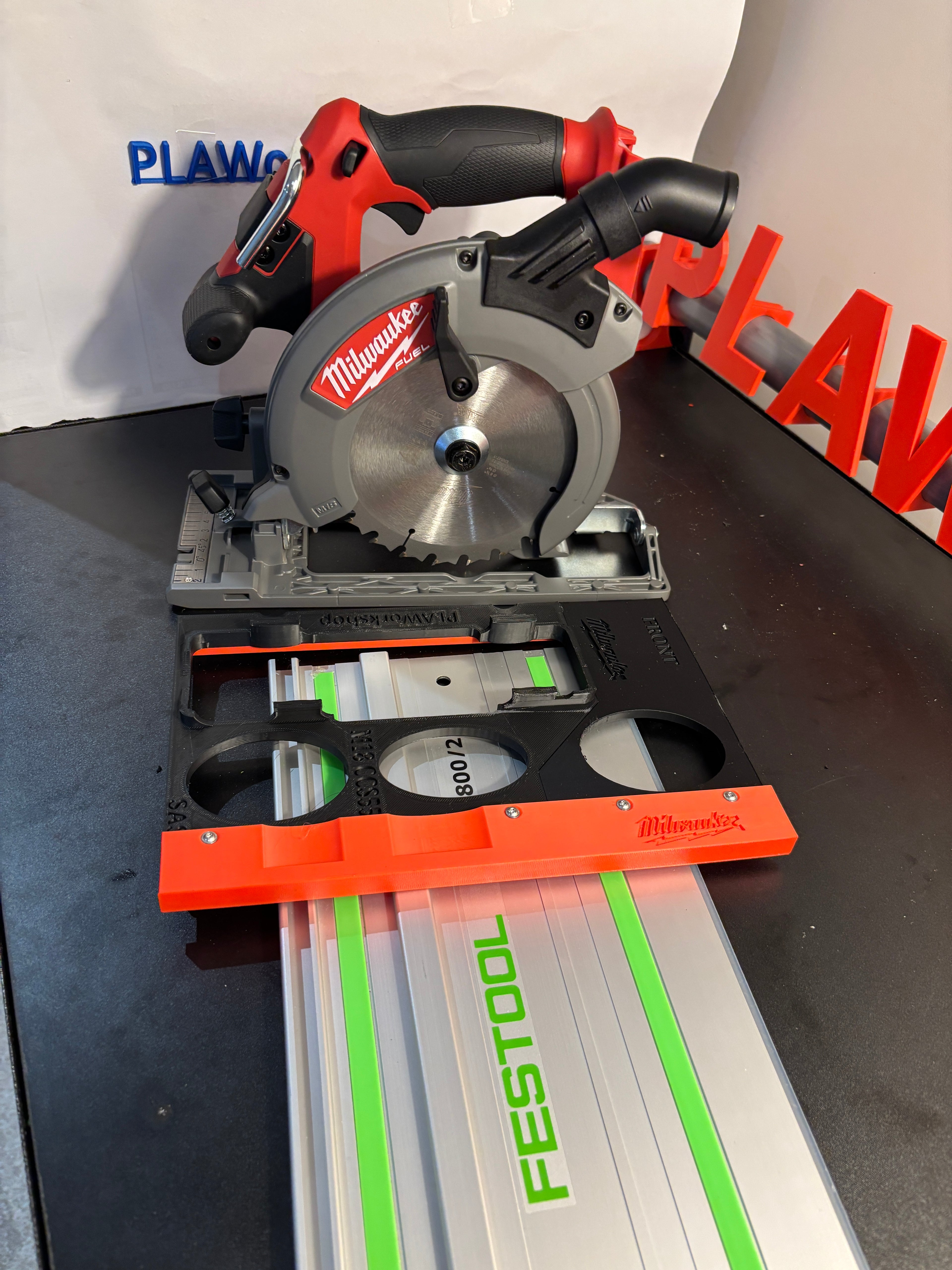 Milwaukee M18 CCS55 Adaptor base / Skid plate for Circular Saw to fit Festool Guide rail