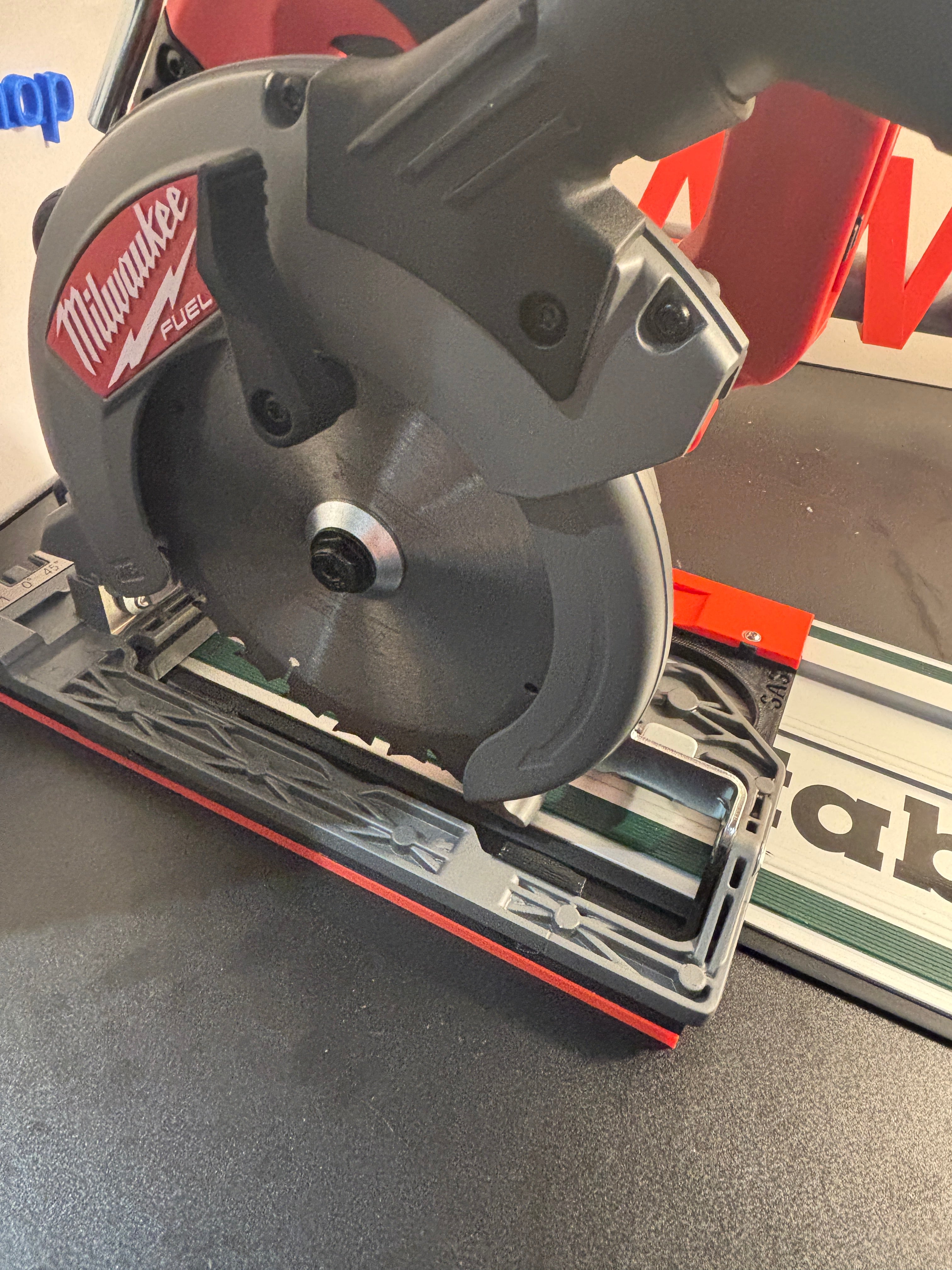 Milwaukee M18 CCS55 Adaptor base / Skid plate for Circular Saw to fit Metabo Guide rail