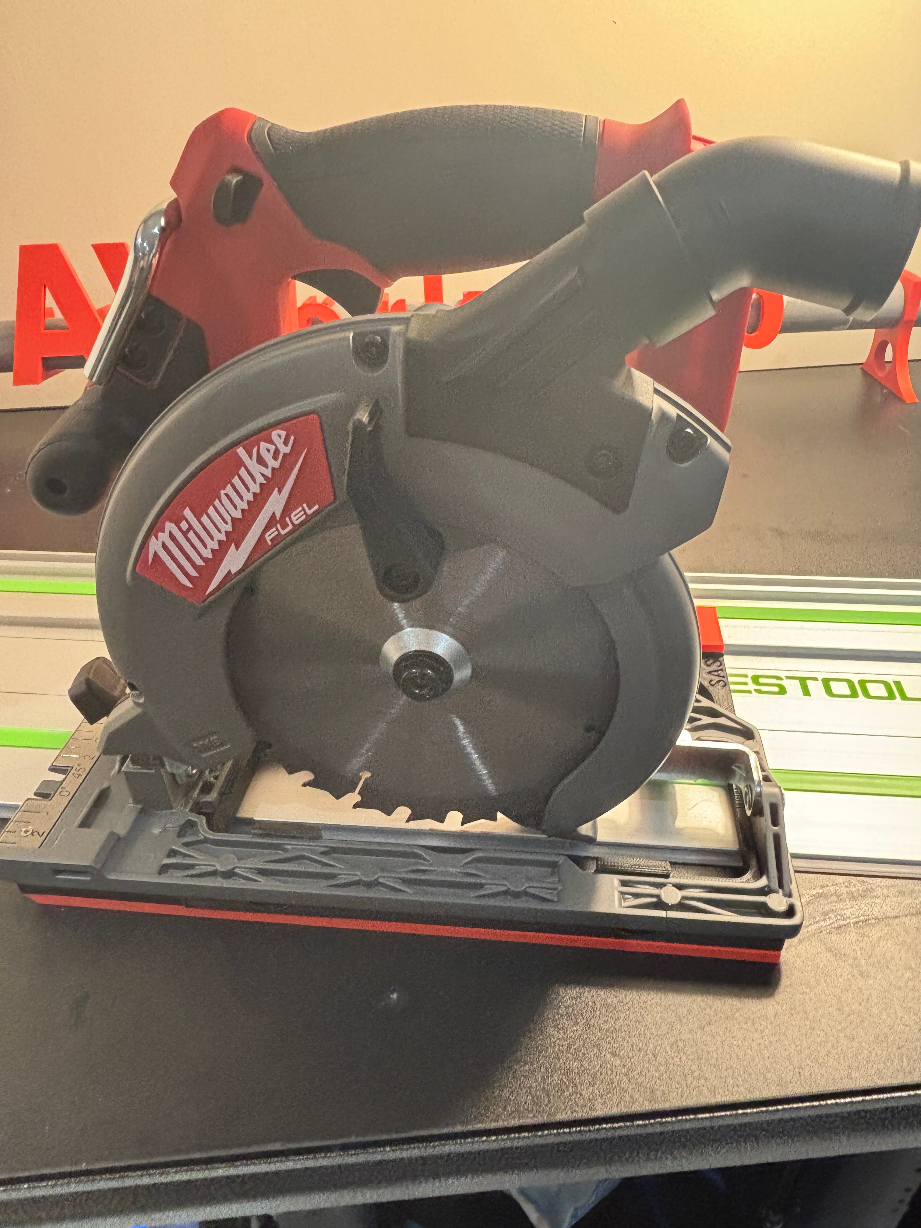 Milwaukee M18 CCS55 Adaptor base / Skid plate for Circular Saw to fit Festool Guide rail