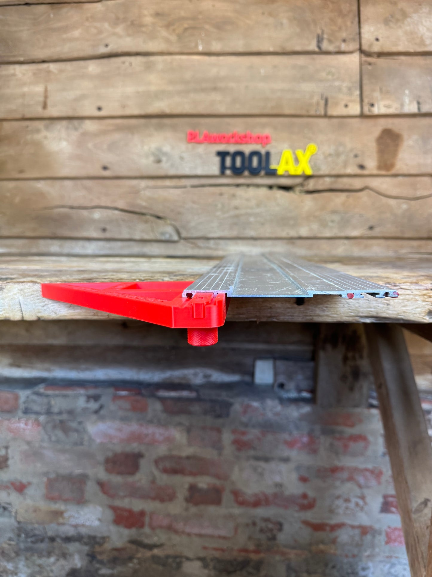 TOOLAX Large Guide Rail Square with 45 & 90 Degree Stops to fit Mafell Rail