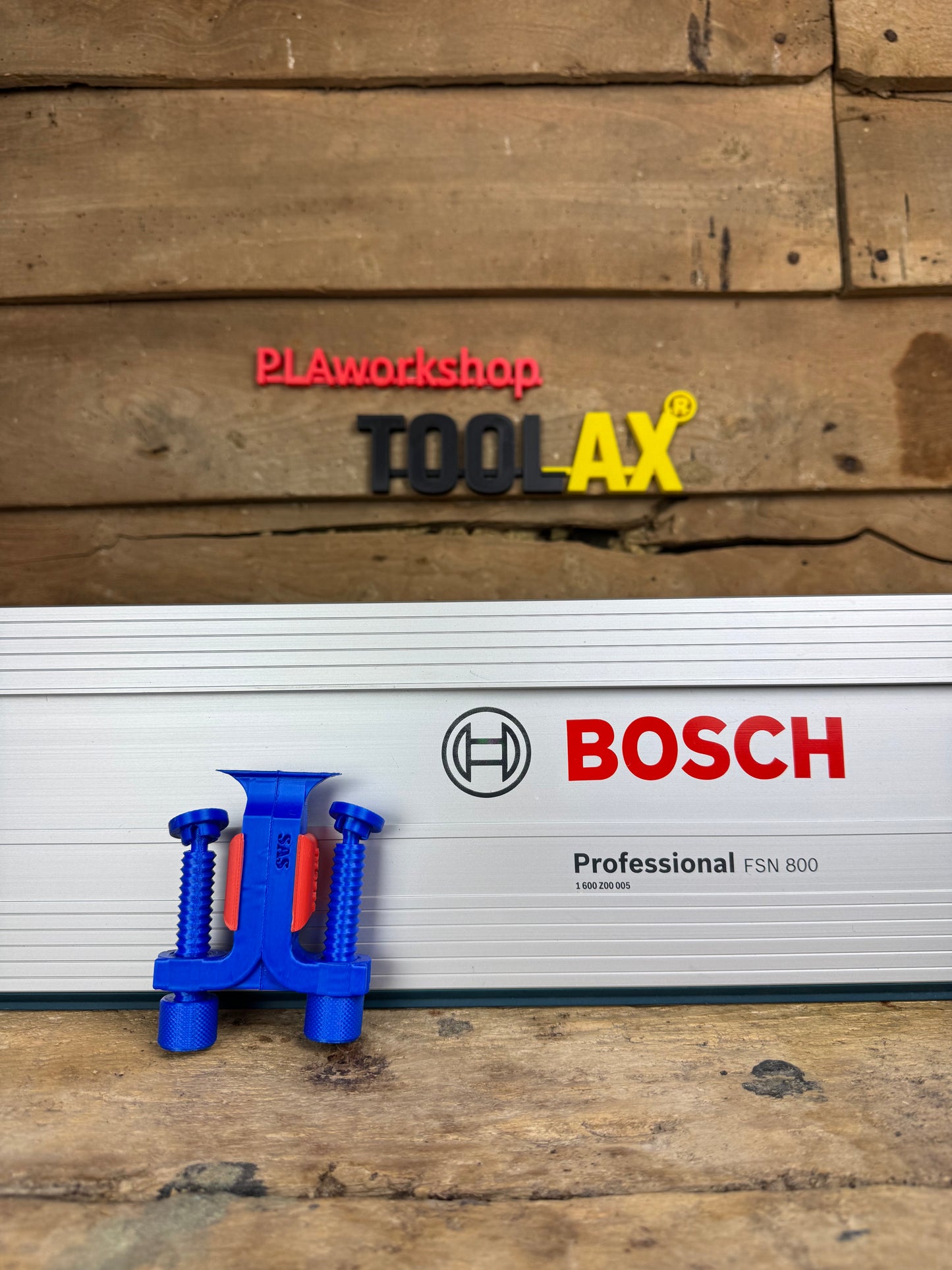 TOOLAX G-Style clamps- compatible with Bosch track saw guide rail