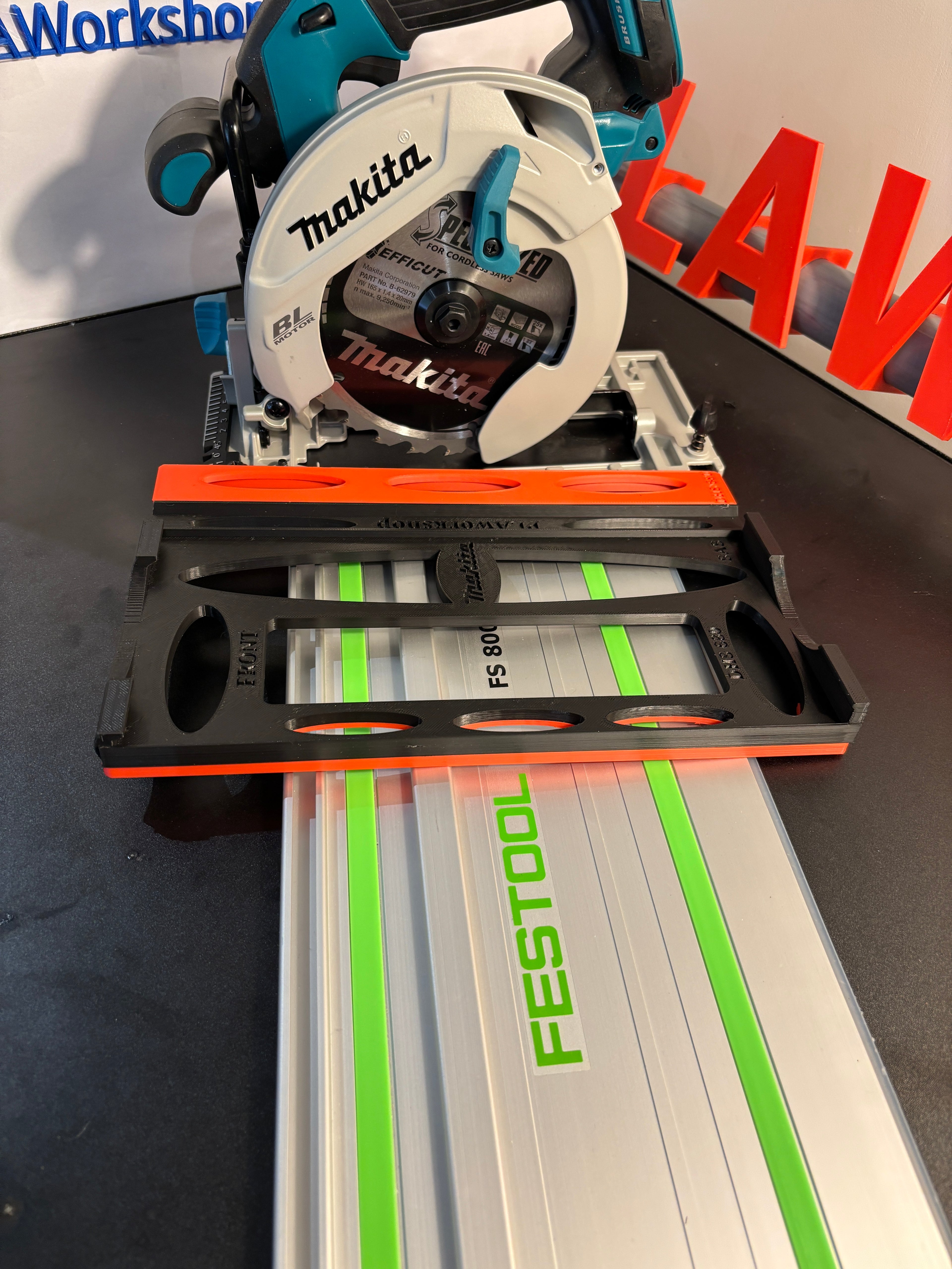 Makita DHS680 / XSH03Z base / Skid plate for Circular Saw to fit Festool Guide rail