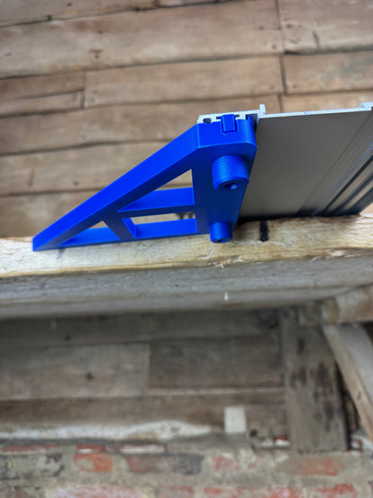 TOOLAX Large Guide Rail Square with 45 & 90 Degree Stops to fit Bosch Rail