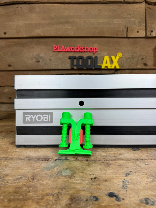 TOOLAX G-Style Clamps – Compatible with Ryobi Track Saw Guide Rails