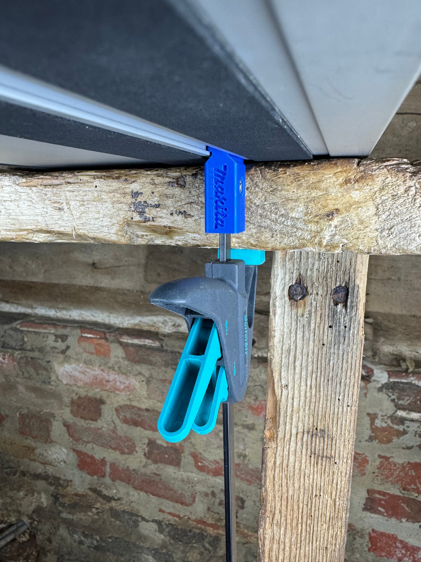 TOOLAX clamp feet pair for Wolfcraft clamp compatible with Makita Guide Rail