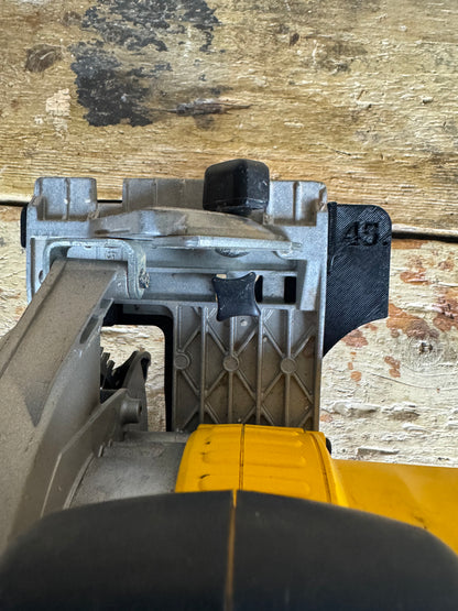 TOOLAX Guide Rail Adapter Base – Cut Perfect 45° & 90° Angles compatible with Dewalt Circular Saws DCS391 & DCS565  – for Dewalt Guide Rails