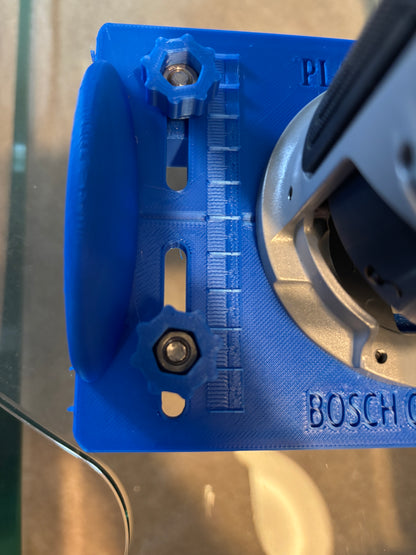 18V-25 Advanced Trim / Palm Router Base Jig compatible with Bosch