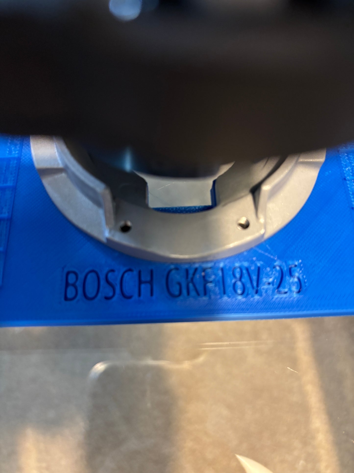 18V-25 Advanced Trim / Palm Router Base Jig compatible with Bosch