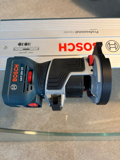 Bosch GKF 18V-25 Trim Router Plunge Base Guide Rail Adapter to Bosch Track / Guide Rail