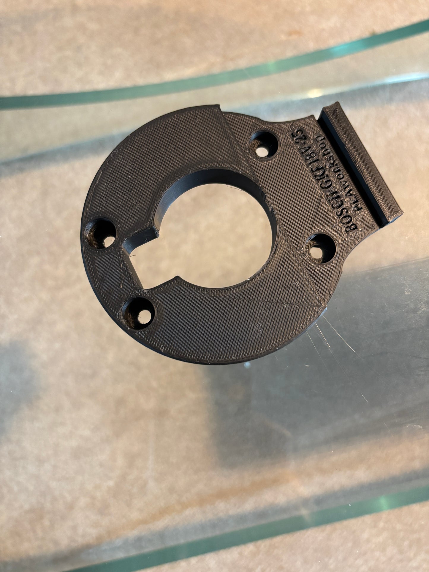 Bosch GKF 18V-25 Trim Router Plunge Base Guide Rail Adapter to Mafell Track / Guide Rail