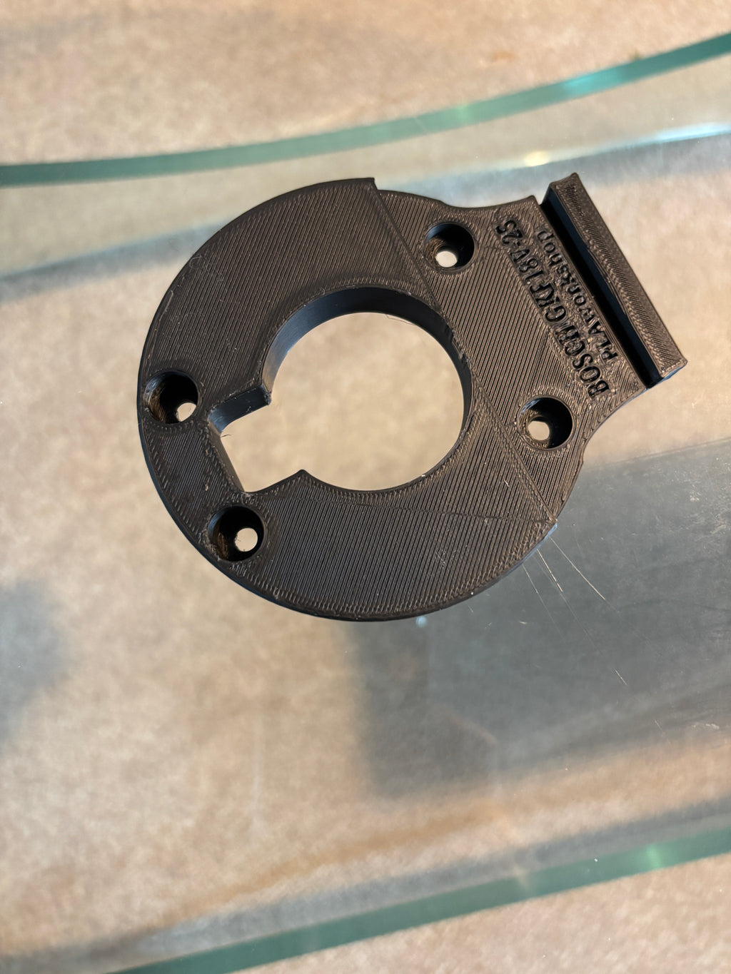 Bosch GKF 18V-25 Trim Router Plunge Base Guide Rail Adapter to Bosch Track / Guide Rail
