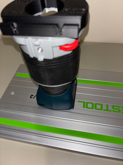 Bosch GKF 18V-25 Trim Router Plunge Base Guide Rail Adapter to Festool Track / Guide Rail
