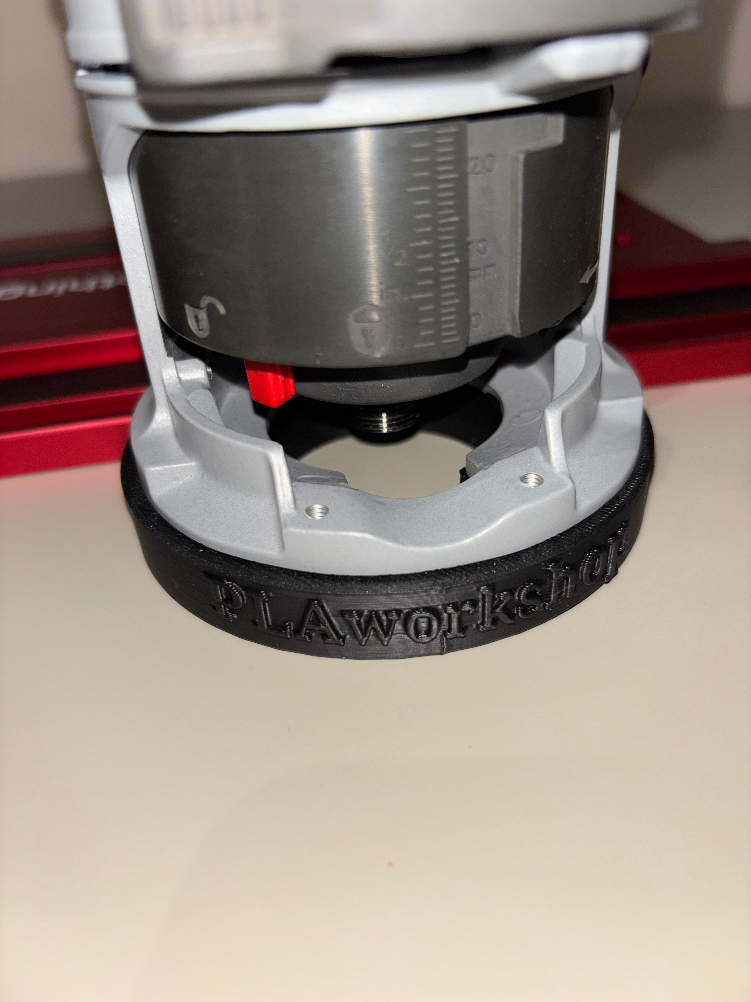 Bosch GKF 18V-25 Trim Router Plunge Base Guide Rail Adapter to Milwaukee Track / Guide Rail