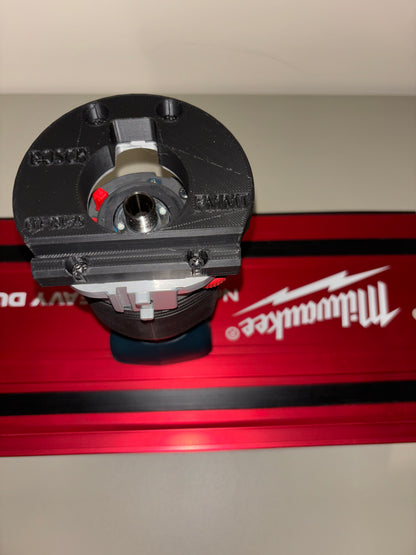 Bosch GKF 18V-25 Trim Router Plunge Base Guide Rail Adapter to Milwaukee Track / Guide Rail