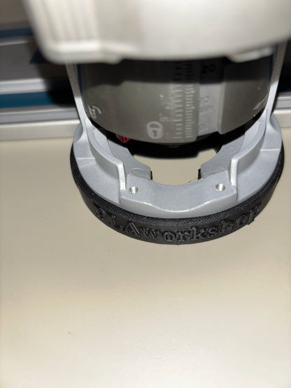 Bosch GKF 18V-25 Advanced Trim Router Plunge Base Guide Rail Adapter to Makita Track / Guide Rail