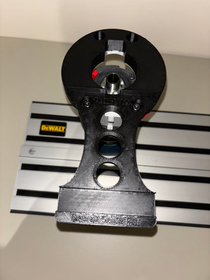 Bosch GKF 18V-25 Trim Router Plunge Base Guide Rail Adapter to Dewalt Track / Guide Rail