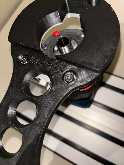 Bosch GKF 18V-25 Trim Router Plunge Base Guide Rail Adapter to Dewalt Track / Guide Rail