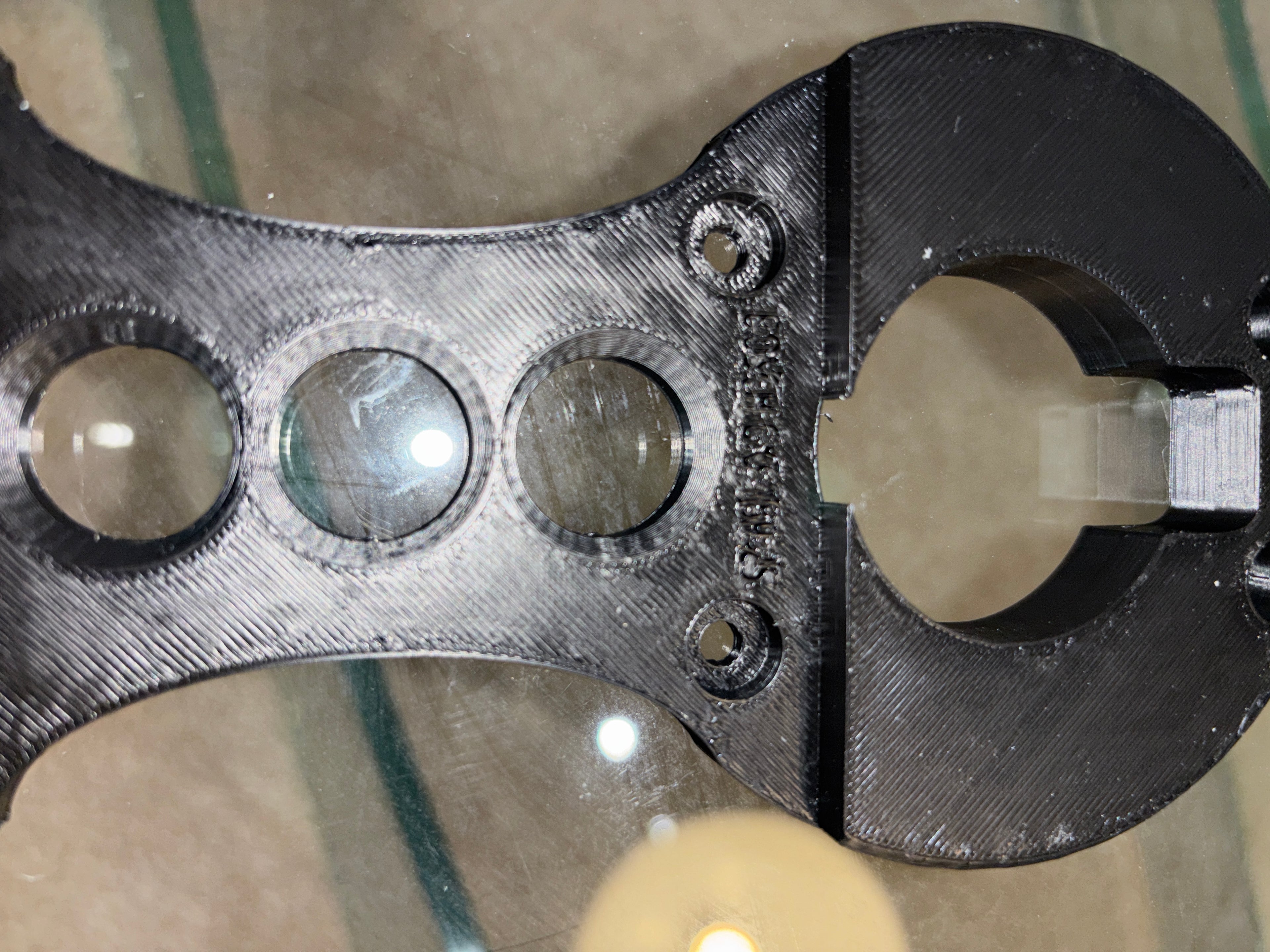 Bosch GKF 18V-25 Trim Router Plunge Base Guide Rail Adapter to Dewalt Track / Guide Rail