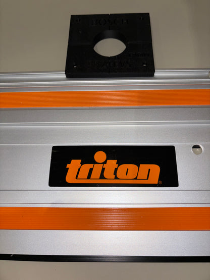 Bosch PR20EVS Trim Router Plunge Base Guide Rail Adapter to Triton Track / Guide Rail