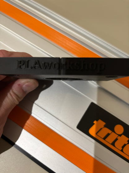 Bosch PR20EVS Trim Router Plunge Base Guide Rail Adapter to Triton Track / Guide Rail