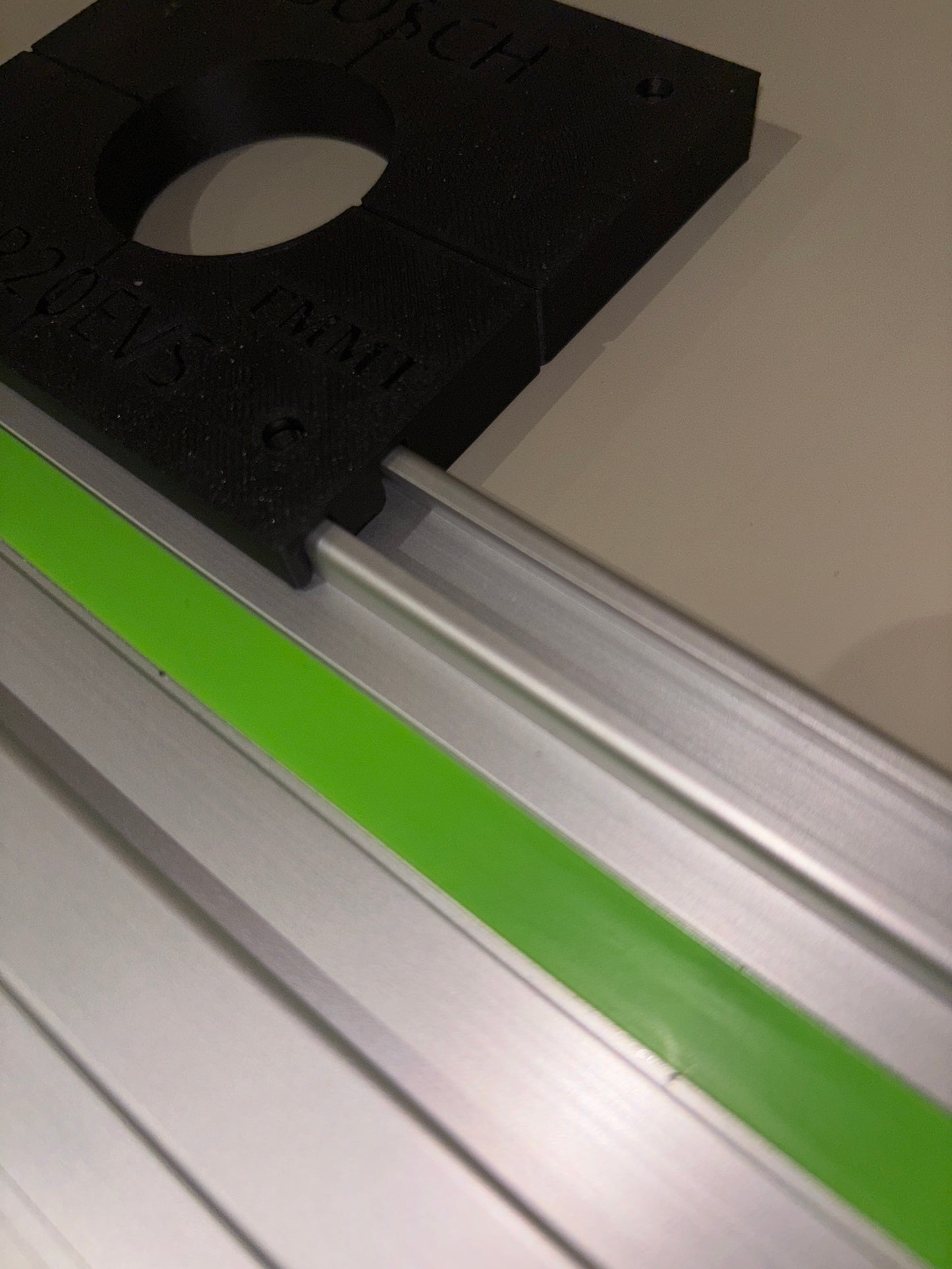 Bosch PR20EVS Trim Router Plunge Base Guide Rail Adapter to Festool Track / Guide Rail