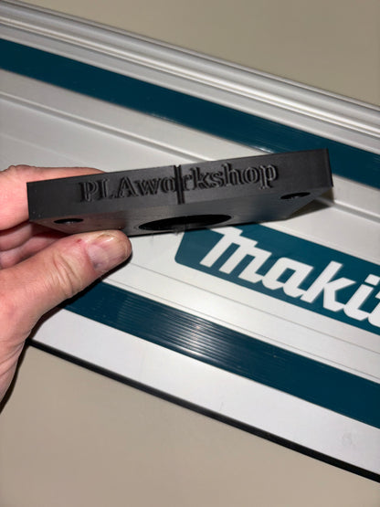 Bosch PR20EVS Trim Router Plunge Base Guide Rail Adapter to Makita Track / Guide Rail