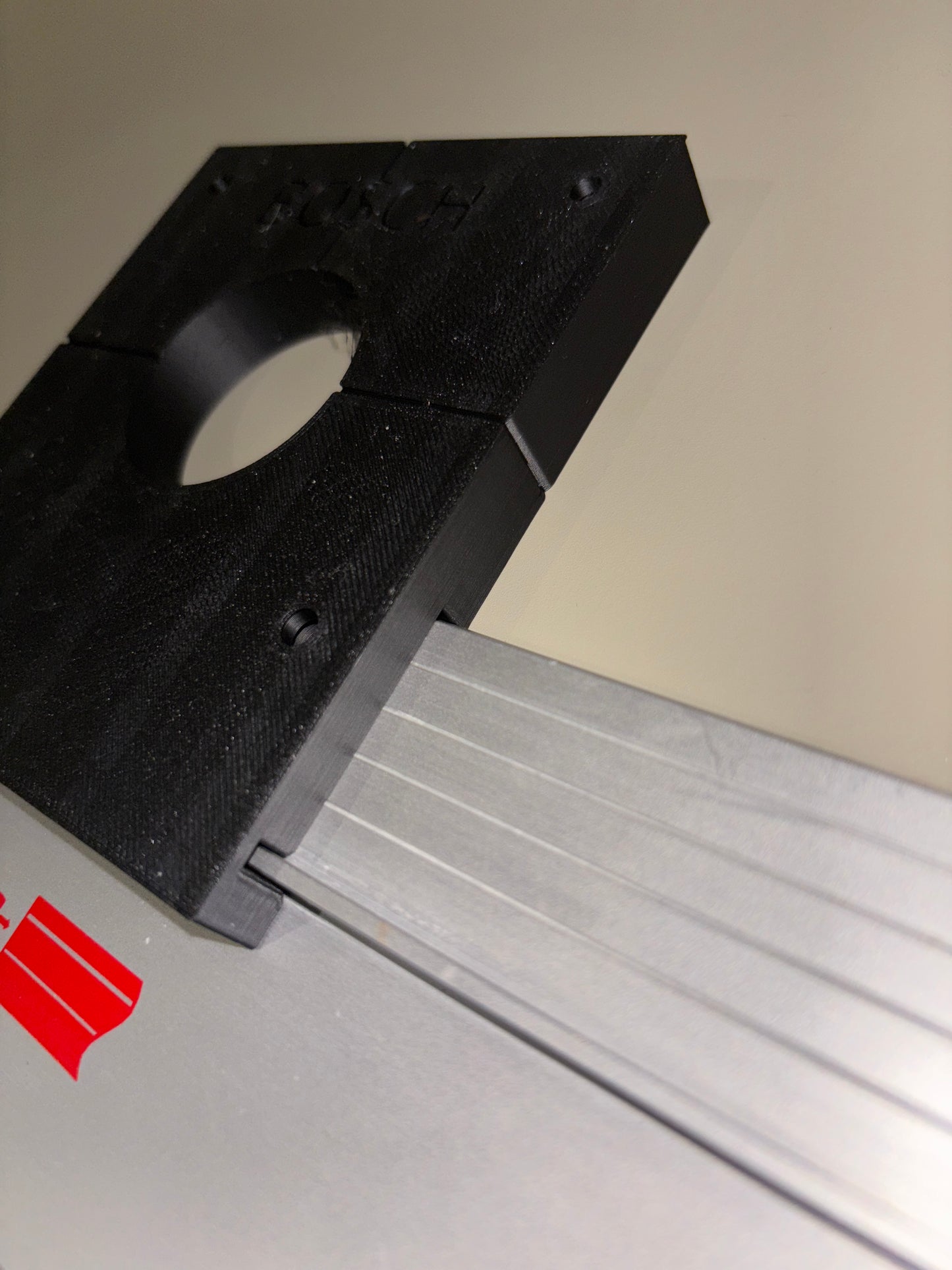 Bosch PR20EVS Trim Router Plunge Base Guide Rail Adapter to Mafell Track / Guide Rail