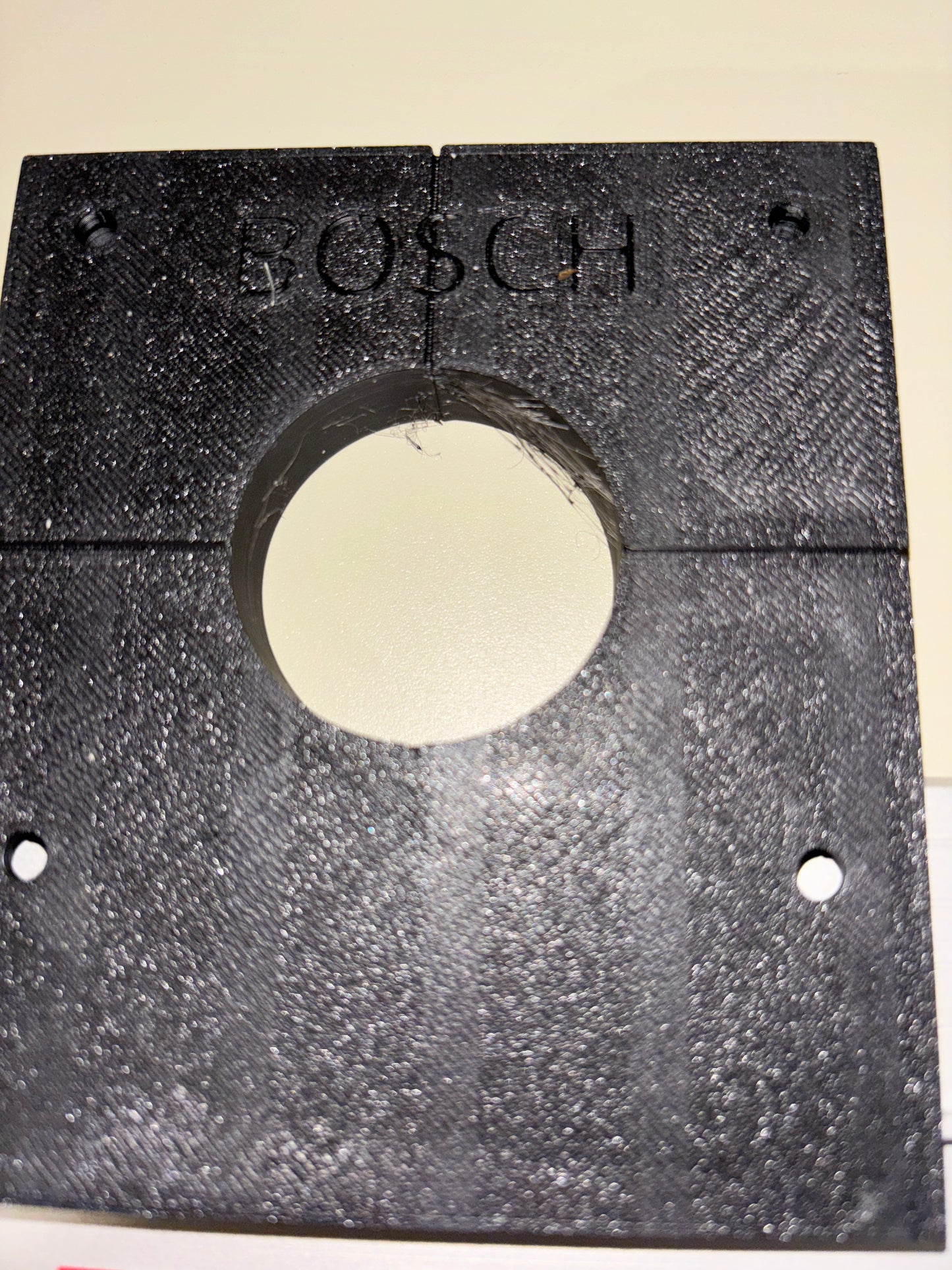 Bosch PR20EVS Trim Router Plunge Base Guide Rail Adapter to Mafell Track / Guide Rail