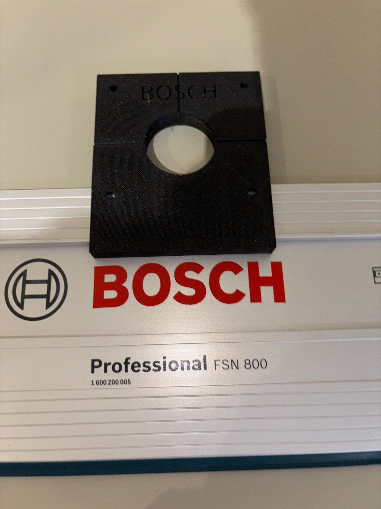 Bosch PR20EVS Trim Router Plunge Base Guide Rail Adapter to Bosch Track / Guide Rail