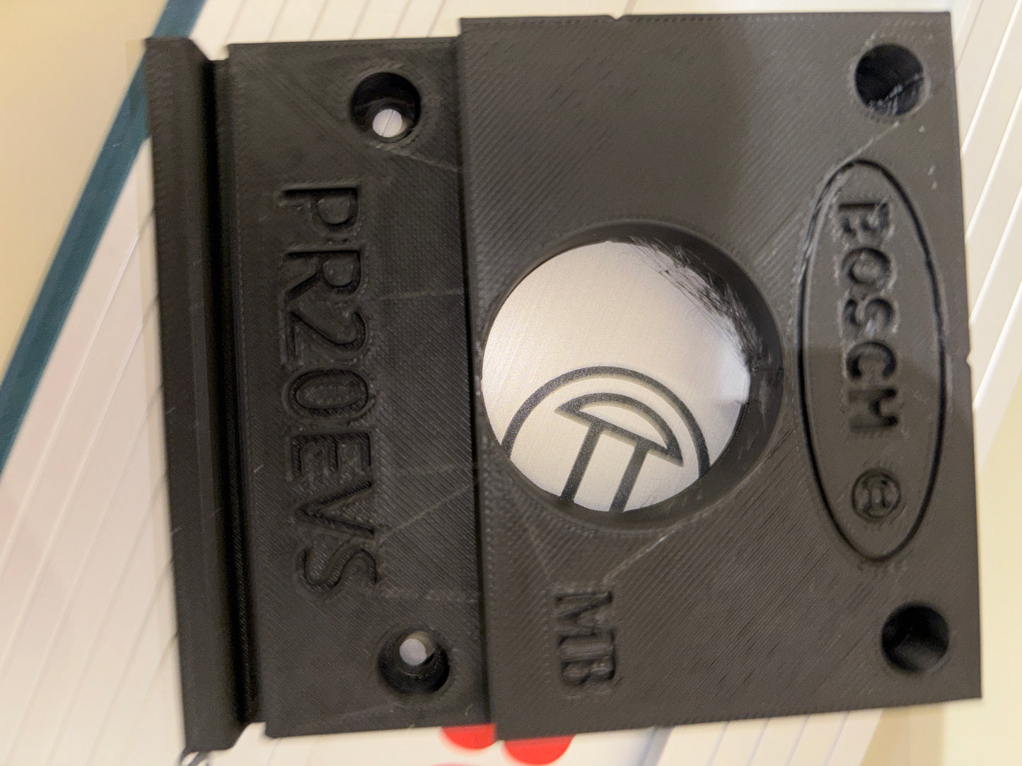 Bosch PR20EVS Trim Router Plunge Base Guide Rail Adapter to Bosch Track / Guide Rail