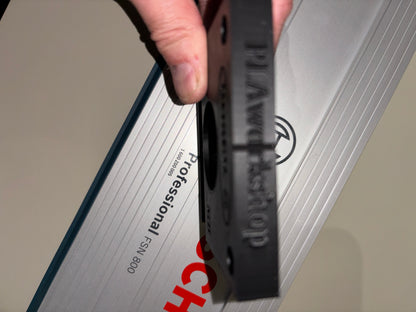 Bosch PR20EVS Trim Router Plunge Base Guide Rail Adapter to Bosch Track / Guide Rail