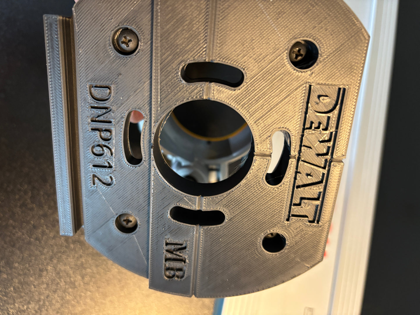 Dewalt DNP612 Router Plunge Base Adaptor for Guide Rail to fit Bosch Guide Track/Rail