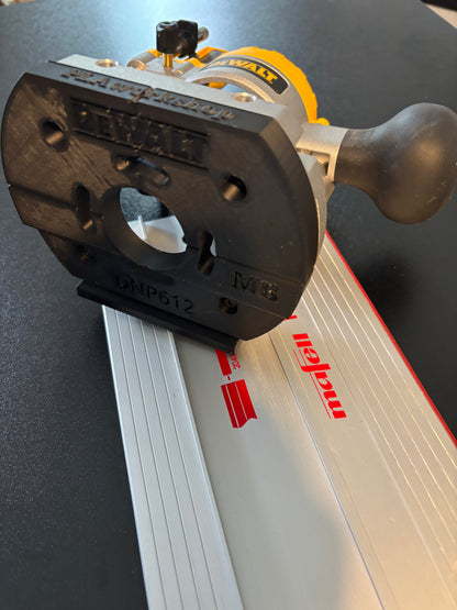 Dewalt DNP612 Router Plunge Base Adaptor for Guide Rail to fit Mafell Guide Track/Rail