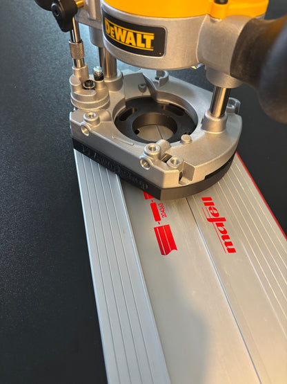 Dewalt DNP612 Router Plunge Base Adaptor for Guide Rail to fit Mafell Guide Track/Rail