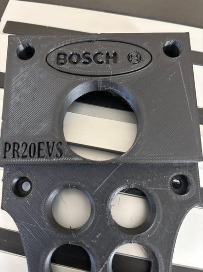 Bosch PR20EVS Trim Router Plunge Base Guide Rail Adapter to Dewalt Track / Guide Rail