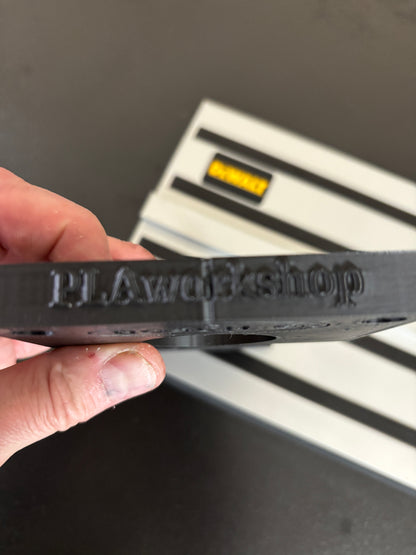 Bosch PR20EVS Trim Router Plunge Base Guide Rail Adapter to Dewalt Track / Guide Rail