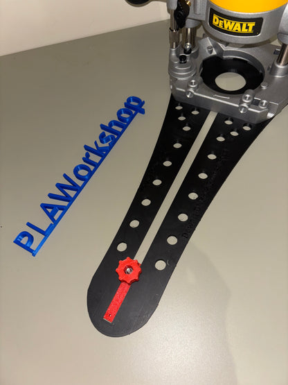 Dewalt DNP612 Route Plunge Base Circle Cutting Jig