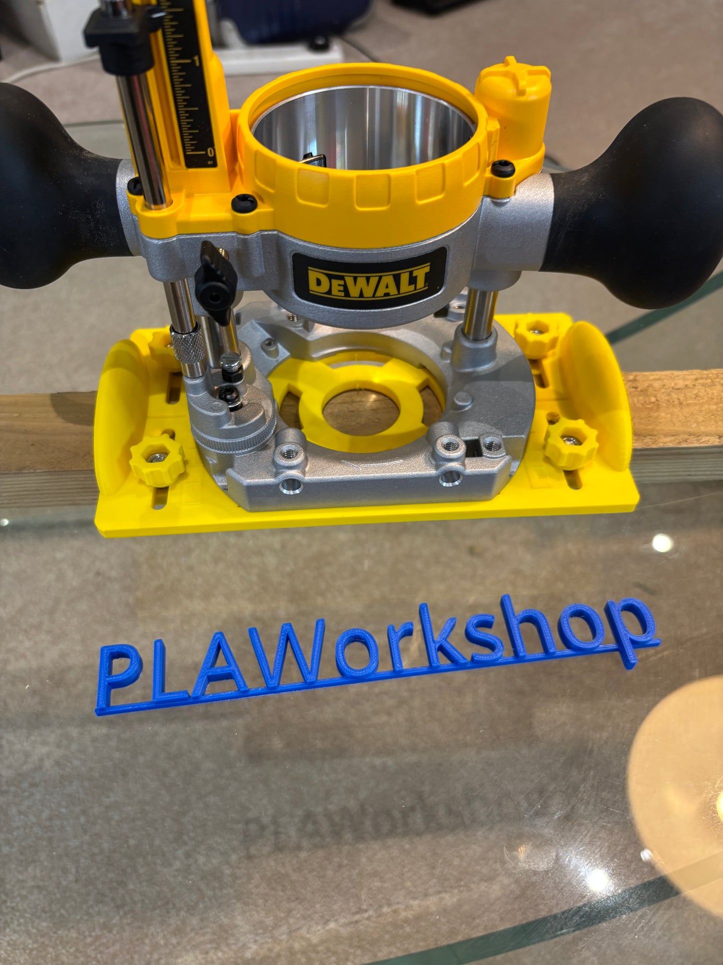 Dewalt DNP612 / DCW600 / DCW611 Router Plunge Base Jig for making mortises / slot mortises / grooves