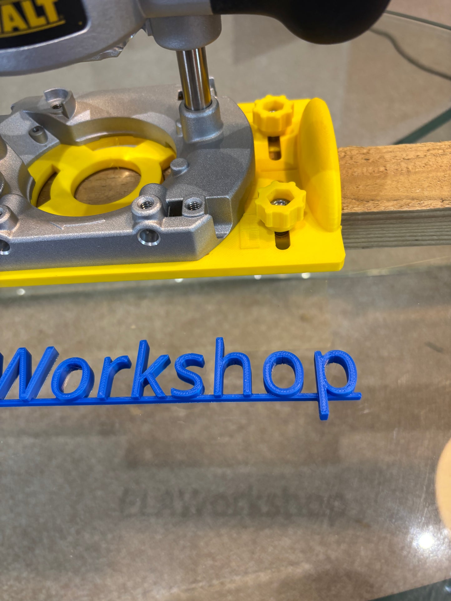 Dewalt DNP612 / DCW600 / DCW611 Router Plunge Base Jig for making mortises / slot mortises / grooves